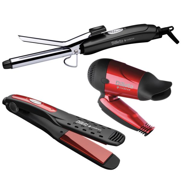 KIT BELLE ROUGE ESCOVA MODE.+ CHAPINHA + SEC. KIT501 CADENCE